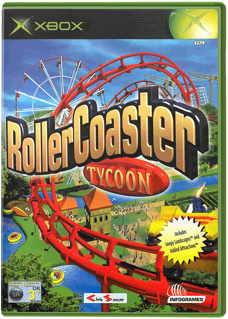 Roller Coaster Tycoon box art for Xbox